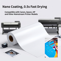 Kertas Foto Matte A4 220gsm Berbahan Pulp Kayu, Aman untuk Eco-solvent, Kemasan Aman, untuk Printer Inkjet Profesional, Pasokan Grosir