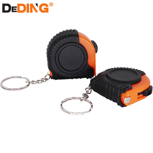 <span class=keywords><strong>Cinta</strong></span> métrica de acero al carbono de doble cara de 1m con llavero personalizado DeDing <span class=keywords><strong>para</strong></span> medir el cuerpo y cierre deslizante estable - Product Image 4