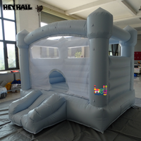 Château gonflable commercial pour la location de fêtes, château gonflable blanc pour enfants, château de saut gonflable