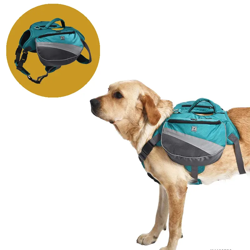 Travel Camping Wander ausrüstung Hunde westen Multifunktions-Sicherheits hund rucksack