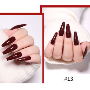 定制24色凝胶颜色指甲红色霓虹凝胶指甲油散装专业套装 - Product Image 5