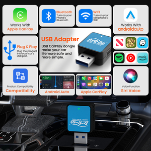 Adaptador Inalámbrico Portátil MMB 2025 AA MINI para Apple CarPlay y <span class=keywords><strong>Android</strong></span> <span class=keywords><strong>Auto</strong></span>, Dongle Universal para Automóvil con Función Plug and Play - Product Image 3
