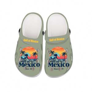 Superbes chaussures en EVA respirantes pour la maison et la salle de bain, pantoufles pour femmes et hommes, chaussures de jardin, sabots personnalisés, lots de sandales en EVA personnalisées - Product Image 2