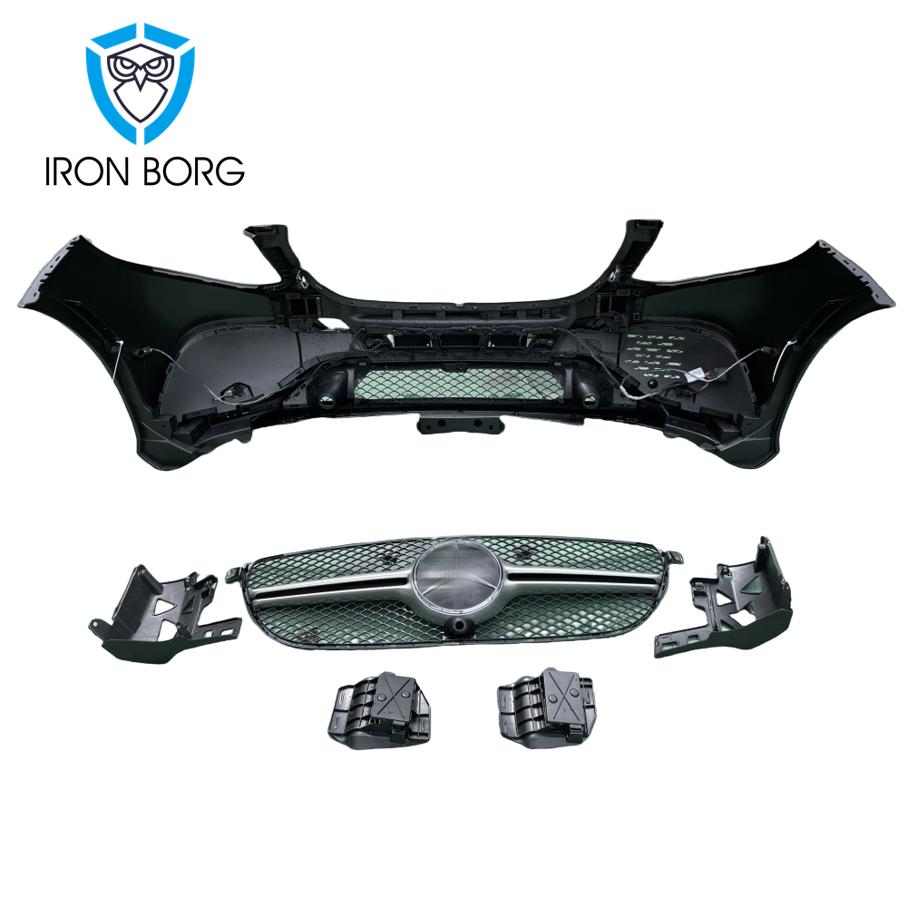 Front Bumper for Mercedes-Benz GLE63 AMG 2016-2019, White Auto