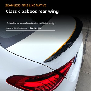 Baboos 2022 + accessoires de modification d'assemblage supérieur d'aile arrière nouveau pare-chocs de Type de mise à niveau pour pare-chocs de voiture de classe C <span class=keywords><strong>W206</strong></span> C200 C260 C300 - Product Image 3