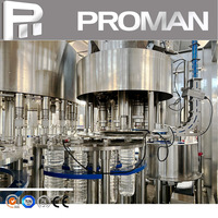 Machine automatique de remplissage et d'embouteillage de bouteilles d'eau minérale Pure