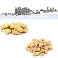 Ligne de production de nuggets de soja texturés riches en protéines / viande végétarienne à base de soja