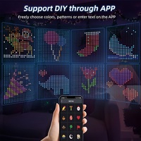 Festival de vacances décoration couleur changeante musique APP télécommande LED rvb noël lumineux personnalisé fête rideau lumière