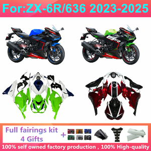 Nuevo Kit de Carenado de Plástico ABS para Motocicleta, Compatible con Zx6r 636 Zx-6r 2023 2024 2025, Kits de Carenado Completo Personalizados, Carrocería Zxmt Zx-6r/636 - Product Image 1