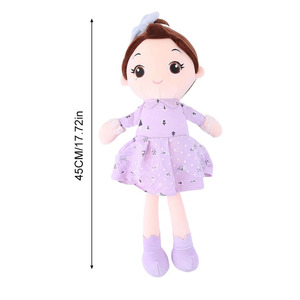 Bambola di pezza B938 per bambina, morbida e soffice, graziosa <span class=keywords><strong>principessa</strong></span>, peluche, bellissima fata, decorazione, compagno di gioco, bambola di pezza per baby shower - Product Image 3