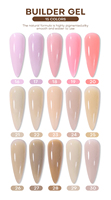 Gel UV dur pour ongles, fournisseur, marque privée, sans HEMA ni TPO, CPNP, OEM, ODM, vente en gros, 24/48 couleurs, auto-nivelant, à retirer par trempage