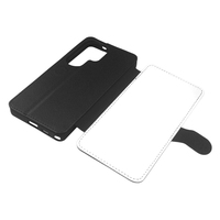 Étuis portefeuille pour téléphone en cuir PU vierge personnalisables par sublimation avec porte-cartes et intérieur en TPU pour Samsung S26FE S26 S25 S24 Ultra
