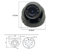 Caméra de voiture Firecore H-01 HD 1080P, caméra intérieure pour bus, caméra pour véhicules lourds