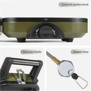 Réchaud à <span class=keywords><strong>gaz</strong></span> compact et portable, design de style bureau, pour <span class=keywords><strong>camping</strong></span>-cars et usage commercial, <span class=keywords><strong>mini</strong></span>-kit de cuisson (butane) en acier inoxydable, produit très vendu - Product Image 6