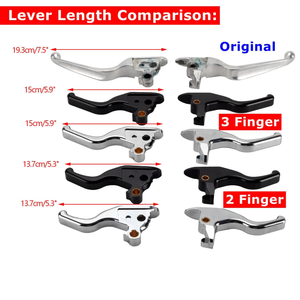 2 <strong>Finger</strong> <strong>and</strong> 3 <strong>Finger</strong> Brake Clutch Lever for Harley Softail Street Bob Deluxe Low Rider Sport Glide 2015-2022 - Product Image 3