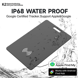 Hệ thống kép Thẻ Định vị người già & trẻ em Ví & hành lý GPS Tracker tag với thời gian thực thiết bị theo dõi - Product Image 4