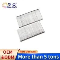 Clous à tête plate Huajian de haute qualité en acier inoxydable galvanisé de 25 mm, modèle T25, 16Ga, tige lisse, fournisseur direct
