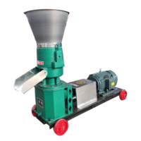 Nouvelle machine à granulés d'aliments pour volailles de petite taille, électrique 220V, haute productivité, moulin à granulés à matrice plate en fonte, capacité de 200 kg/h pour