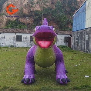Dinosaure gonflable personnalisé, dinosaure gonflable géant violet <span class=keywords><strong>pour</strong></span> événements - Product Image 3