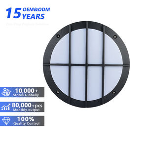 Luminaire LED ovale étanche 40W 15W en aluminium rond IP65 résistant à l'humidité pour extérieur - Product Image 1