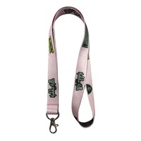 Desainer Logo Kustom Tali Lanyard Satin Poliester Tenun Anime dengan Cetak Gravure, Desain Modis, dan Aksesoris Pengait