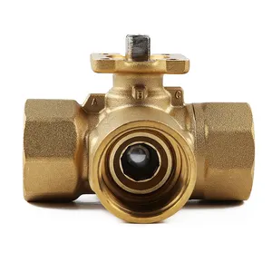 Standard PN20 DN25 Motorized Ball Valve Three-way Valve with Cheap Price