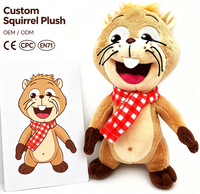 Vente en Gros Peluche Marmotte Jouet Animal en Peluche Poupée Peluche Mascotte
