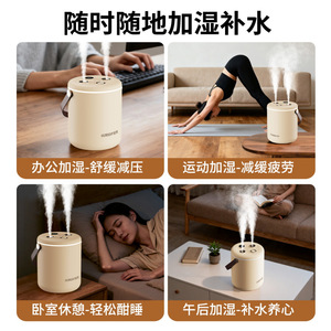 <b>Humidifier</b> Ultrasonic Mist 1-2 Gal USB Powered Automatic Humidity Control Desktop Office Bedroom Use - Product Image 3