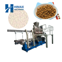 Línea de producción de alimentos secos para perros y gatos, máquina de fabricación de pellets de alimentación animal, línea de procesamiento de pellets de comida para perros