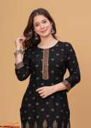 ชุดสตรีแบบสั่งตัด ผ้าวิสโคสเรยอนทรงตรง แบบซาลวาร์คุर्ตา สีและขนาดตามสั่ง เนื้อผ้านุ่มลื่น เหมาะสำหรับงานแต่งงาน งานเลี้ยง และกิจกรรมกลางแจ้ง AMAN - Product Image 5