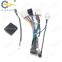 Radio Stereo Mobil Android Kabel Konektor 28Pin dengan CANBUS USB SWC Input Mundur untuk Toyota Hilux 2023