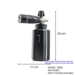 Pompe à eau pour lave-auto OnniLuLu, canon à <span class=keywords><strong>mousse</strong></span> réglable, lance à <span class=keywords><strong>mousse</strong></span> haute pression, lance à <span class=keywords><strong>mousse</strong></span> de neige, pulvérisateur à déclencheur de savon Karchere, pistolet à <span class=keywords><strong>mousse</strong></span> blanc - Product Image 5