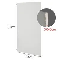 Subli-forward Vente en gros de plaques en aluminium vierges pour sublimation, écologiques, personnalisables, DIY, 0,45 mm - Imprimables sur une face pour presse à chaud