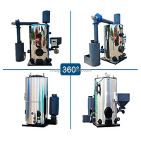 Générateur de vapeur vertical à biomasse haute efficacité, machine à vapeur automatique pour usine de transformation laitière en Afrique du Sud