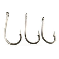 Nouveau TUOLI TL851 5/0 #   à 16/0 #   Hameçons de pêche au thon en acier inoxydable haute résistance 7731 SS, appâts vivants, gros gibier, pêche en eau salée