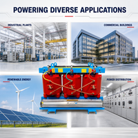 Transformateur sec haute tension 10 kV 0,4 kV triphasé 50 Hz 60 Hz pour alimentation de générateur 1600 kVA à bobinage en cuivre