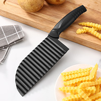 Keukenaccessoires Wave Knife Roestvrij Staal Heavy Duty Herbruikbare Aardappel Deeg Groente Fruit Snijder Hakmes Frietmaker