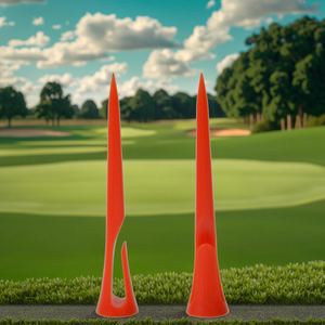 Tees de golf portables à clipser sur les gants et les revers de pantalon, 6 pièces/boîte, en plastique, logo/design graphique personnalisable, sur mesure - Product Image 5