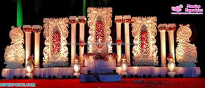 Marcos de decoración de fotomatón de boda a la moda, paneles Punjabi, brazalete, ceremonia, escenario, marcos de fondo, Punjabi Sikh, marcos de puerta de boda - Product Image 3