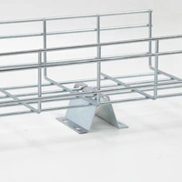 Accessoires de montage pour chemin de câbles en treillis métallique – Pack complet : boulons, écrous, rondelles, serres-câbles, supports en acier pour un montage rapide