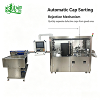 Machine intelligente entièrement automatique de détection par vision pour l'impression de codes sur capuchons, l'inspection des défauts de surface et l'élimination des défauts (huile, poussière, bulles, cicatrices)