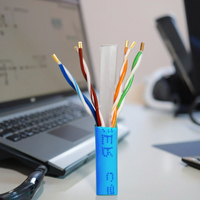 Cable de Red Cat6 de Cobre AD-LINK/OEM de 305m, UTP 23awg, Azul, 100 Ethernet, para Uso en Interiores, Certificado CE/FCC, de la Mejor Calidad