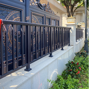 <span class=keywords><strong>Portail</strong></span> de jardin en acier VidaXL de style européen 1,75x4m noir à monter soi-même pour jardin, véranda, piscine, verger - Product Image 2