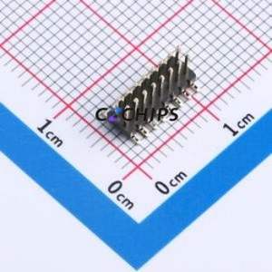XDZ127-2-08-S-1.0-G1 Pin Header SMD,P=1.27mm Connector 2x8P 1.27mm Pin Header Vertical Mount - Product Image 1