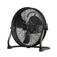 Ventilateur rechargeable à télécommande de 12/14/16/18 pouces compatible avec les piles d'outils électriques Ventilateur extérieur portable en métal Nouveau design