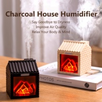 Humidificateur d'air à ultrasons miniature USB à brume fraîche de 200 ml avec lumière nocturne pour le bureau et la maison, cadeau de Noël en gros