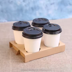 Bicchieri da Caffè Ecologici Usa e Getta a Doppia Parete in Carta Bond per Uso Industriale con Stampa Serigrafica e Opzioni Logo Personalizzato - Product Image 4