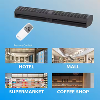 Moteur/Électromoteur/Roulement de rideau d'air métallique sur mesure, haute efficacité, pour porte de restaurant, télécommande, montage mural/plafond