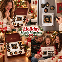 Boîte cadeau de Noël NFC en gros avec chansons de fêtes et disques de collection pour souvenirs de mariage et anniversaire, packs cadeaux