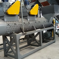 Séparateur de bouteilles plates en PET pour ligne de recyclage plastique, à faible espacement des lames, pour le retrait des étiquettes givrées et nettoyage des surfaces